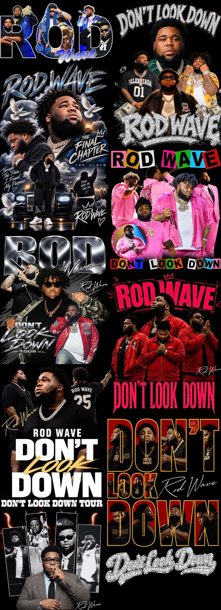 RW Pre Made DTF Gang Sheet