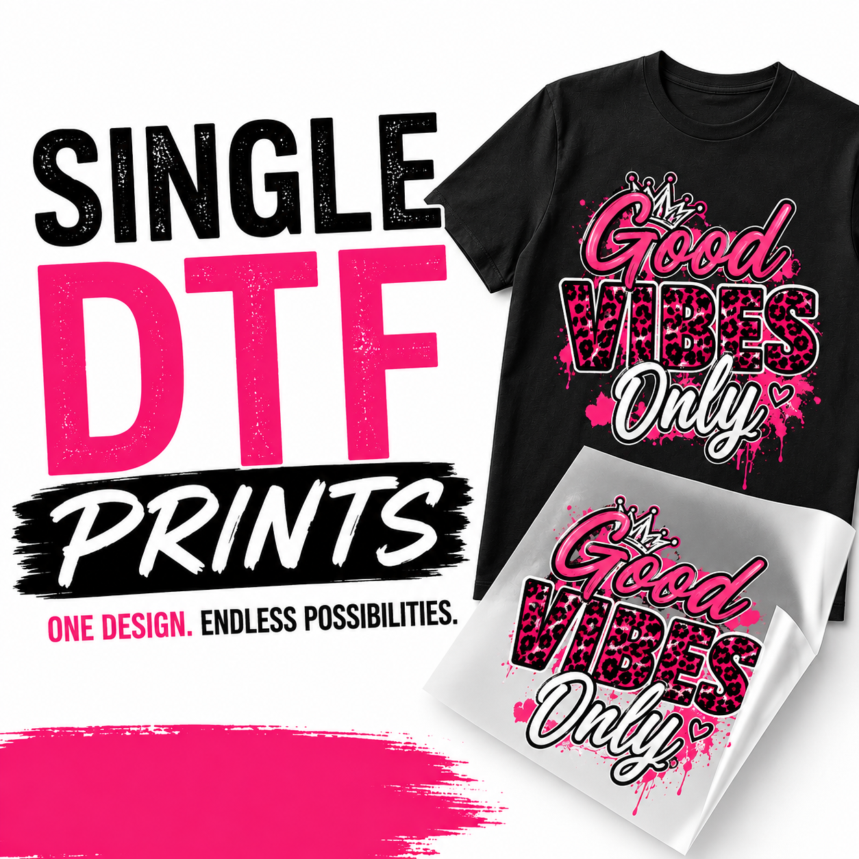 Single DTF Prints