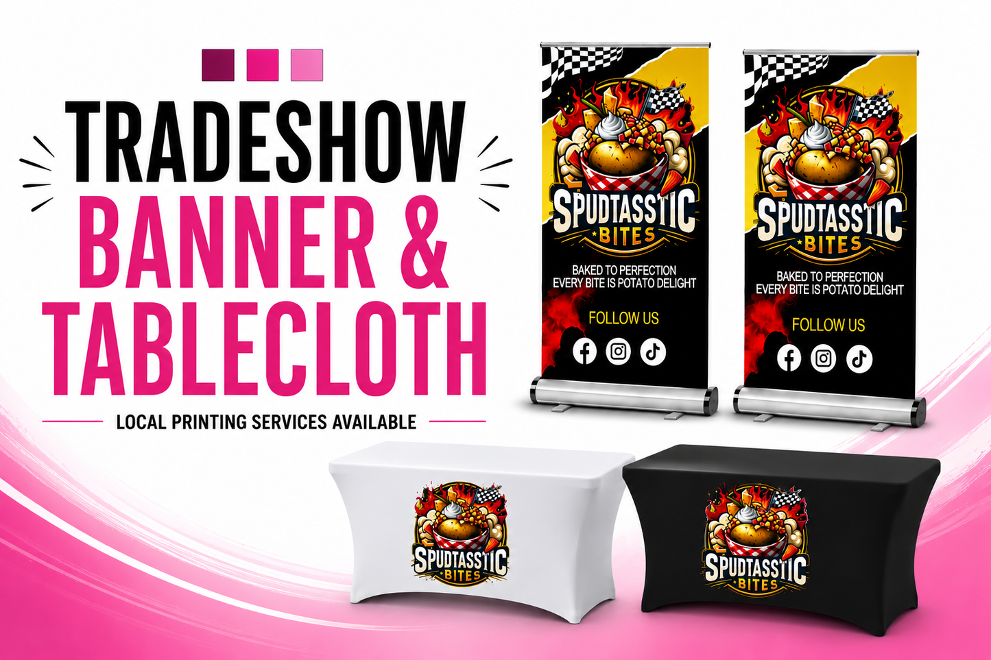 Tradeshow Retractable Banner & Tablecloth
